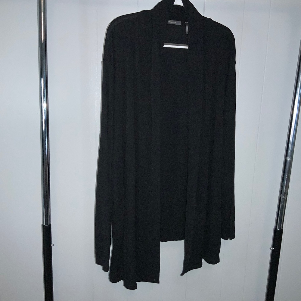 Liz Claiborne slinky knit waterfall front cardigan Sz 3X